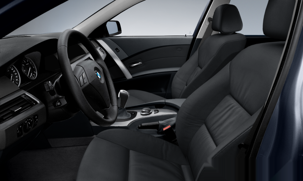Interior of 2005 BMW 525d (E60), VIN WBANC51010CN37268