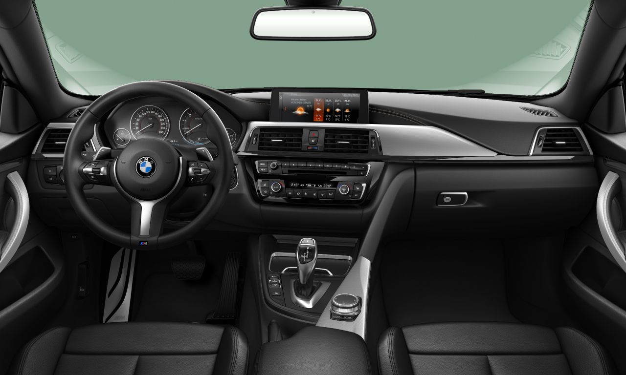 Interior of 2017 BMW 430i (F36 (MUE)), VIN WBA4H71070BA28576