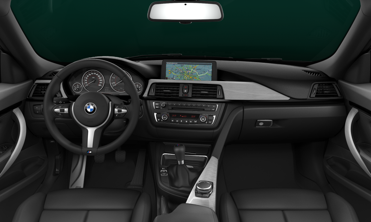 Interior of 2014 BMW 320d (F34), VIN WBA3Y31080D645233