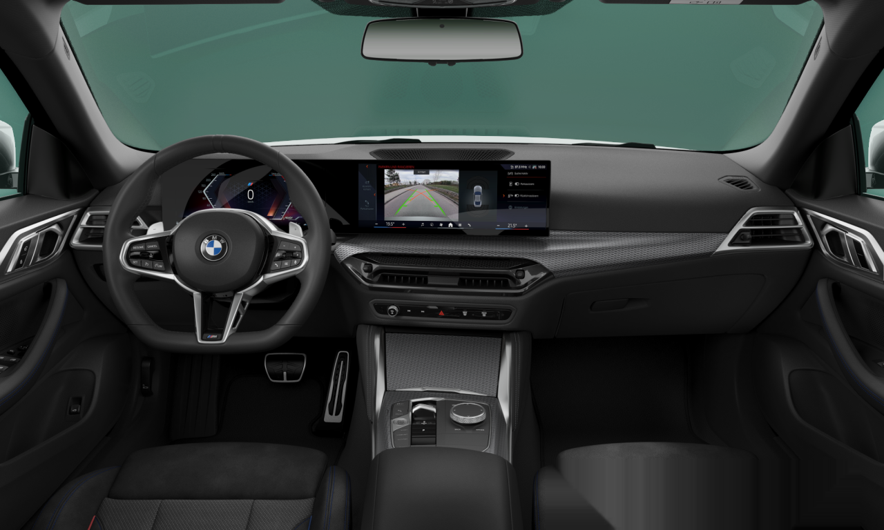 Interior of BMW 420i (G26 (MUE)), VIN WBA11HC080FV46017