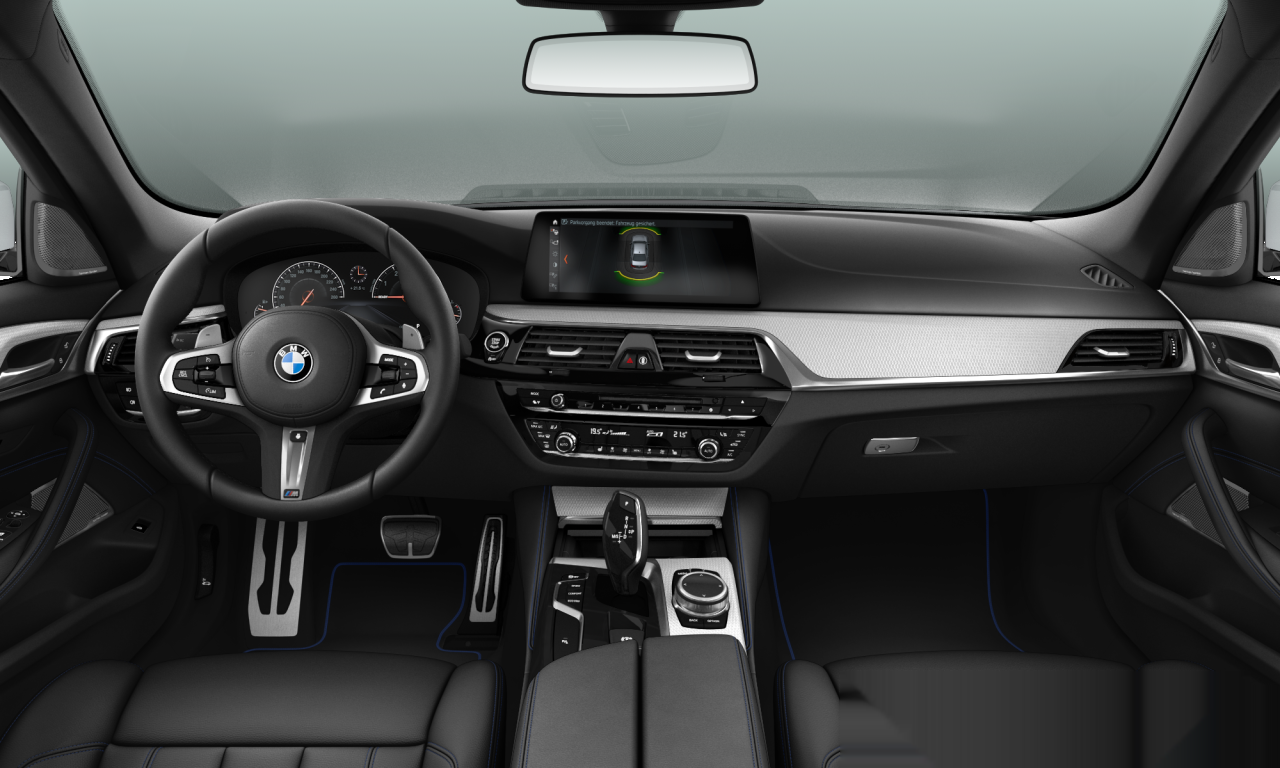 Interior of BMW 530i xDrive (G30), VIN WBAJR71010BJ16925