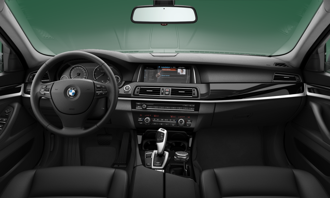Interior of BMW 530d (F10 (MUE)), VIN WBA5D12000D864453