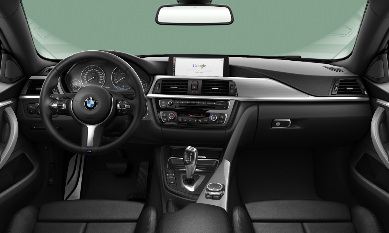 Interior of BMW 430d xDrive (F36), VIN WBA4C31070D667257