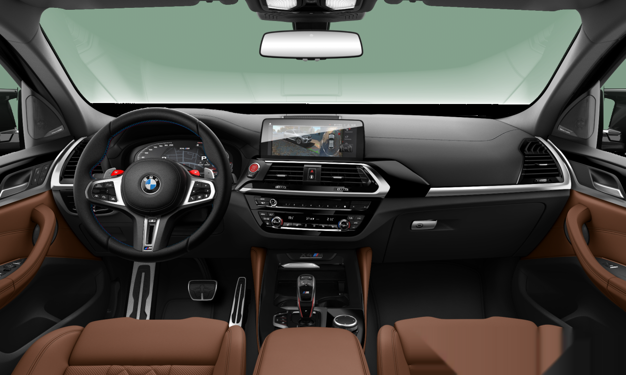 Interior of BMW X4 M (F98), VIN WBSUJ010109D87968