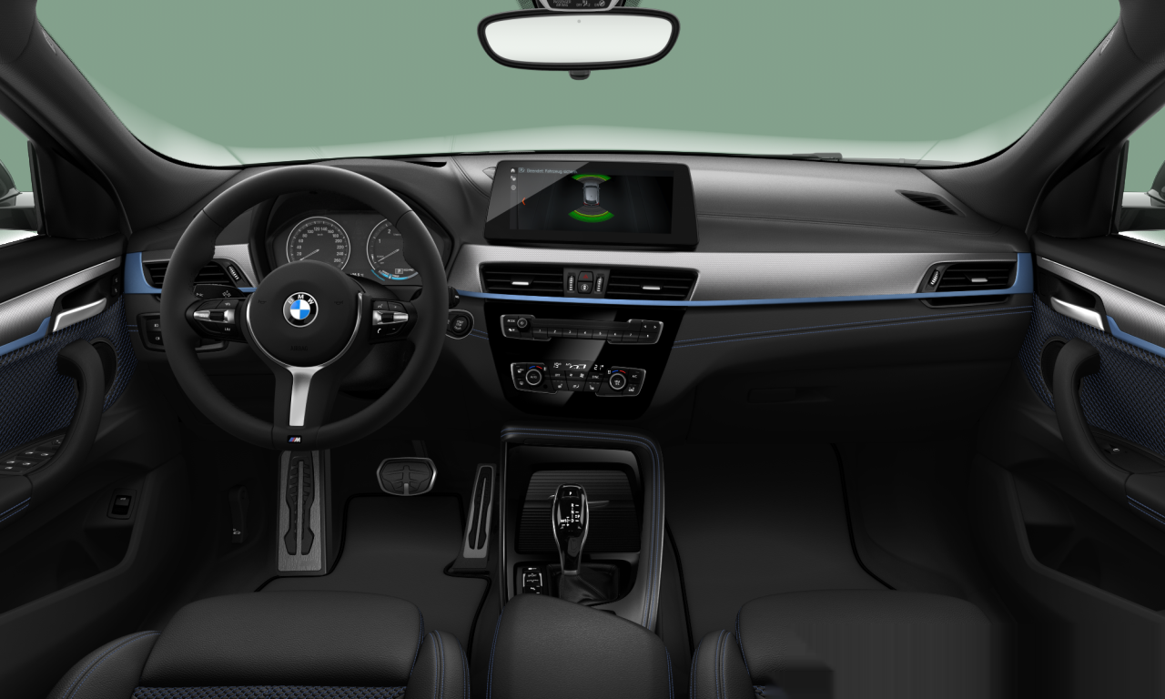 Interior of BMW X2 xDrive18d (F39), VIN WBAYK710705V58013