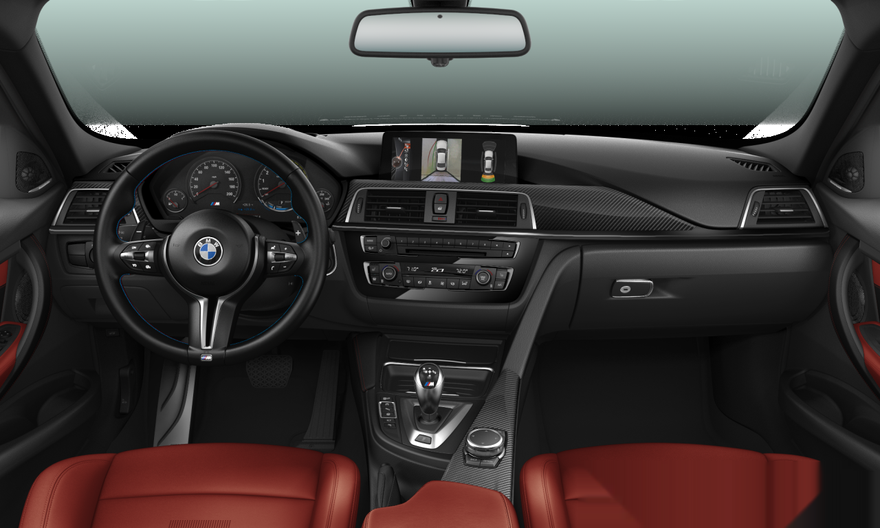 Interior of BMW M3 (F80 (MUE)), VIN WBS8M9C59G5E68143