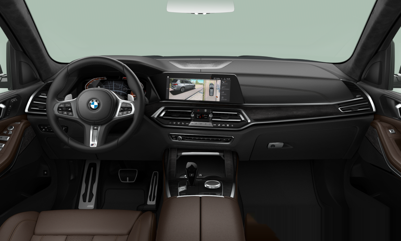 Interior of BMW X7 xDrive40i (G07), VIN WBACW210809L29589