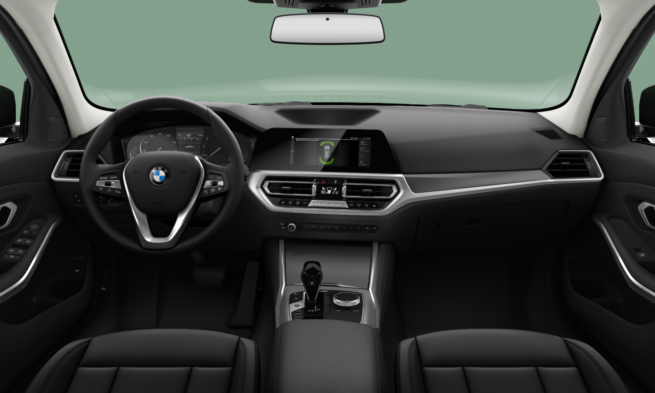 Interior of 2020 BMW 318d (G21), VIN WBA6L31090FK79525