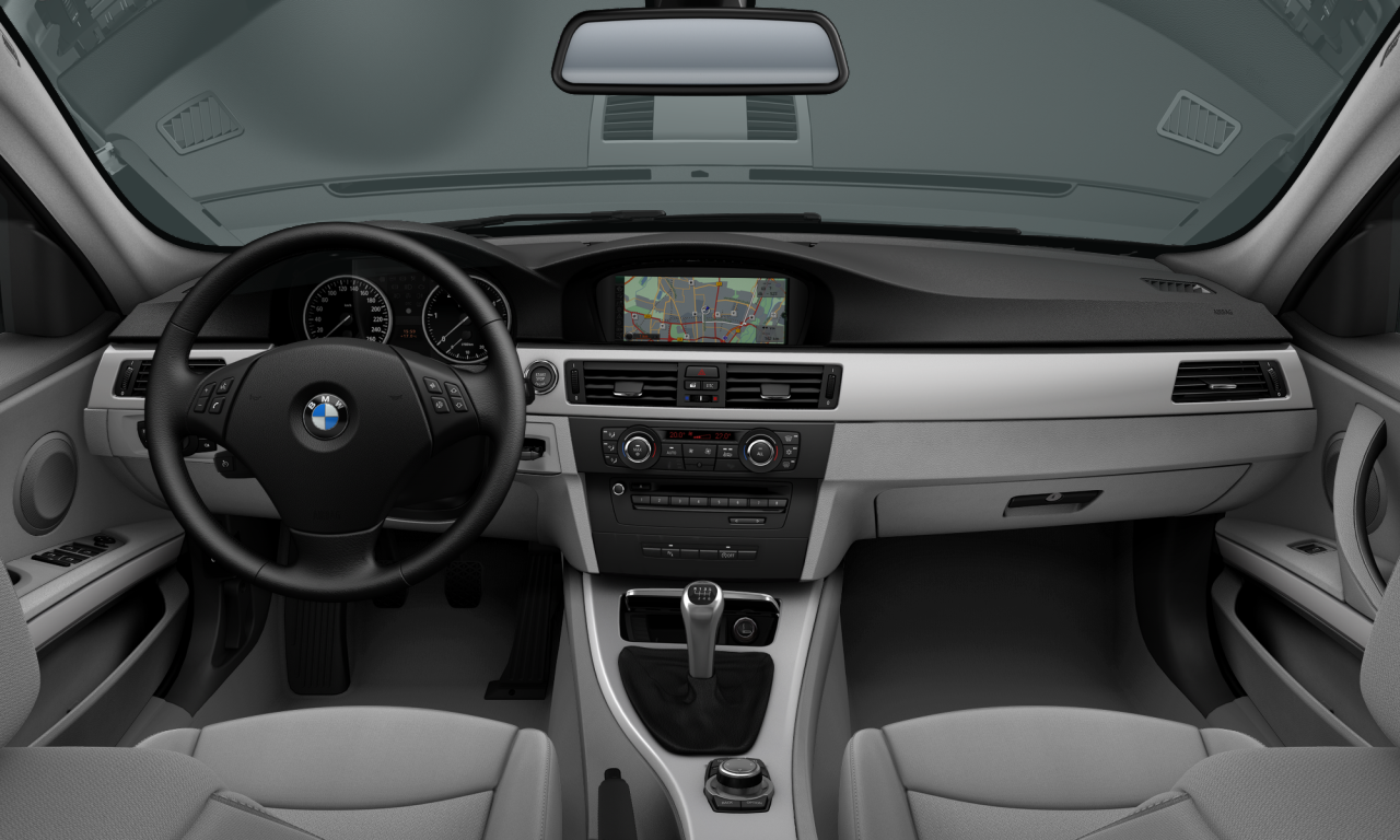 Interior of 2011 BMW 318d (E90 (MUE)), VIN WBAPG11090E701327