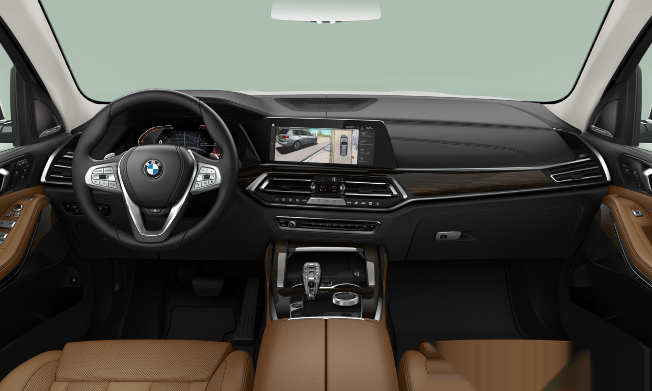 Interior of BMW X7 xDrive40i (G07), VIN 5UXCW2C0XM9F60002