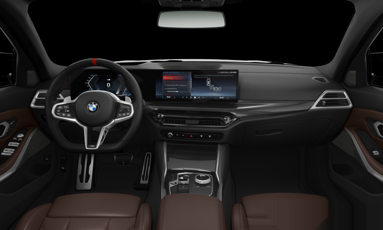 Interior of BMW M340i (G20 (MUE)), VIN WBA51FT04TFX05223