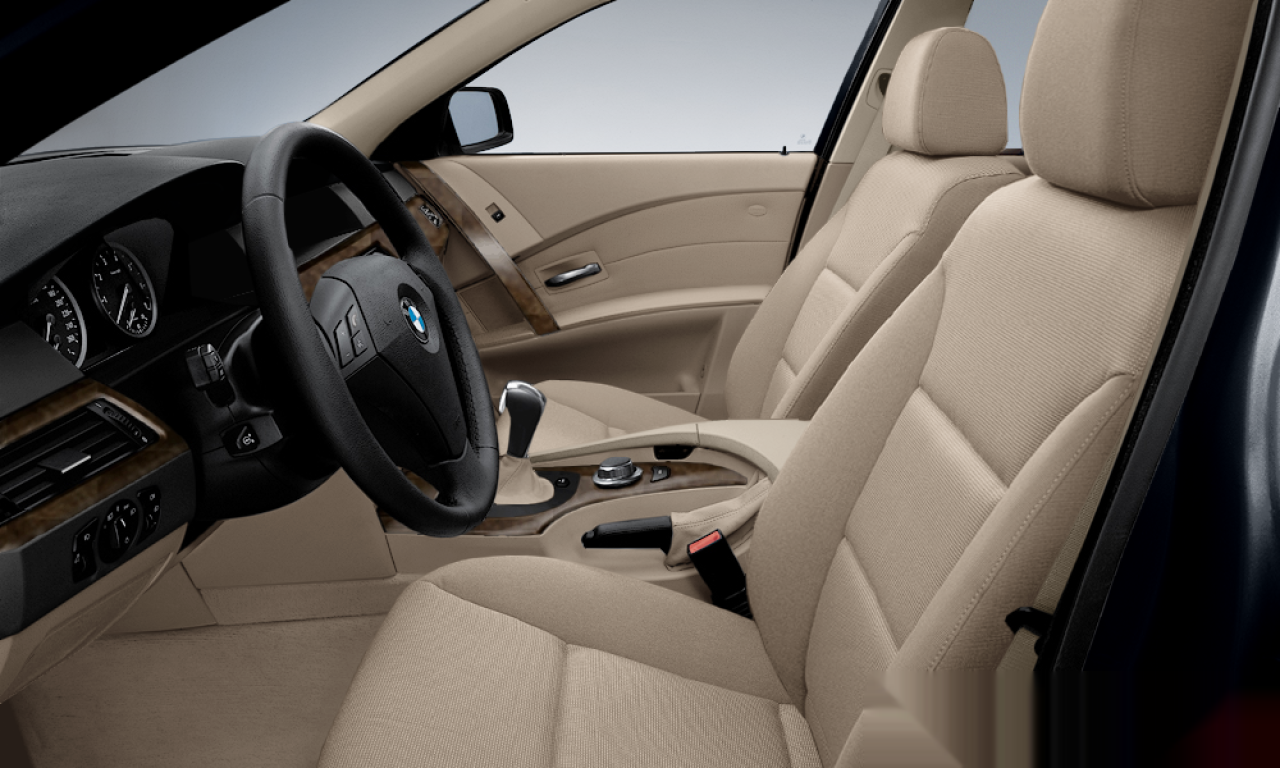 Interior of 2004 BMW 530d (E60), VIN WBANC71070B650210