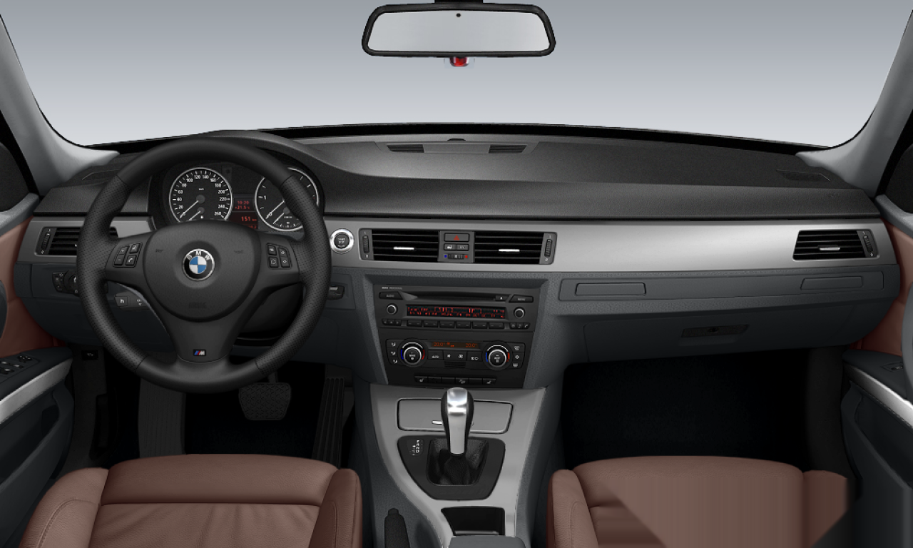 Interior of 2006 BMW 330xd (E90), VIN WBAVD91070A081552