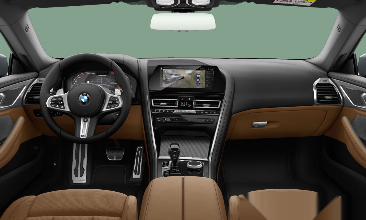 Interior of 2020 BMW M850i xDrive (G15), VIN WBABC41060CF16609
