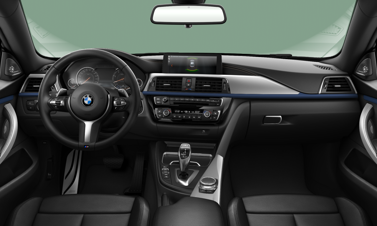 Interior of BMW 420d (F36 (MUE)), VIN WBA4K32030BX61309