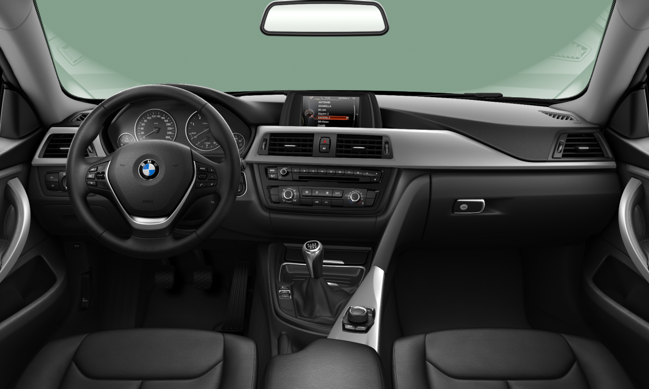 Interior of BMW 418d (F36), VIN WBA4D51050D424555
