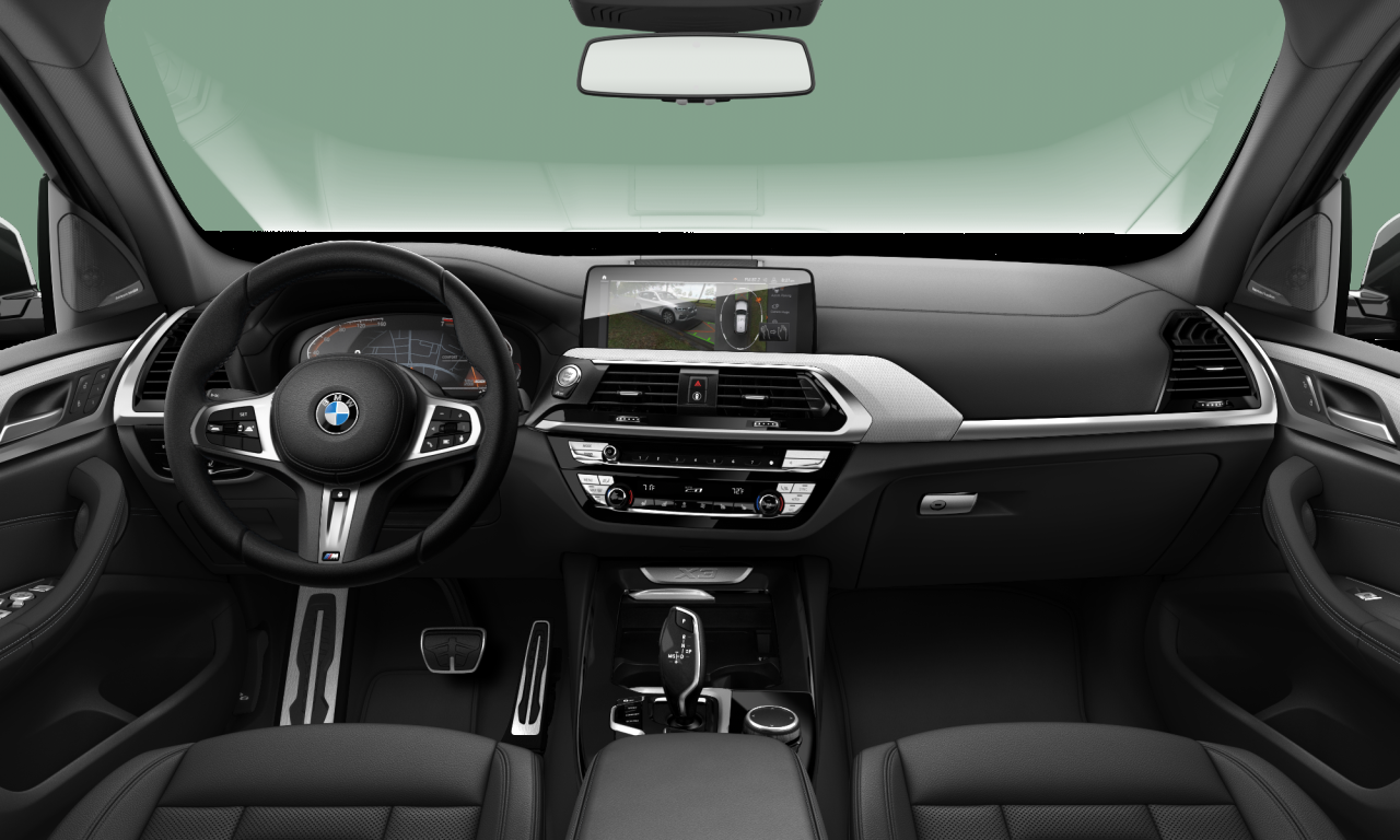 Interior of 2020 BMW X3 sDrive30i (G01), VIN 5UXTY3C07M9D82419