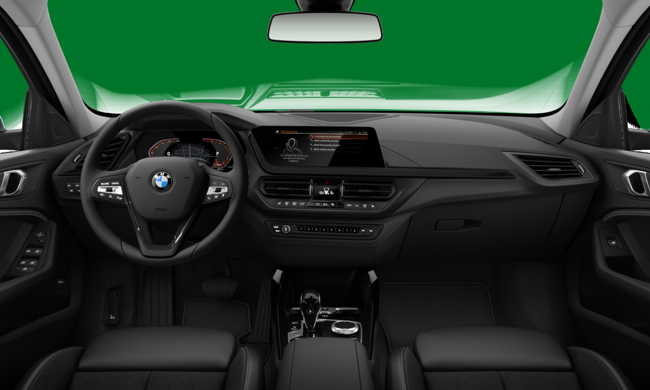 Interior of BMW 118i (F40), VIN WBA7K310307N04099