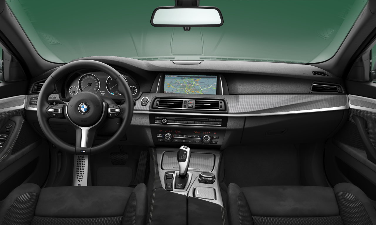Interior of 2014 BMW 525d xDrive (F10 (MUE)), VIN WBA5C91020D462128