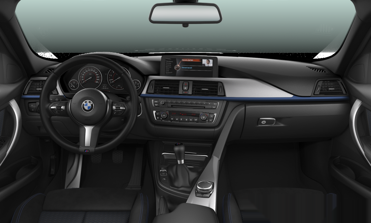 Interior of BMW 335i (F30), VIN WBA3A91070FX59445