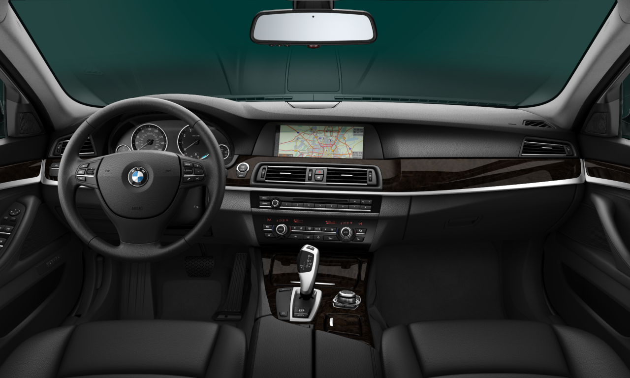 Interior of BMW 535i xDrive (F10), VIN WBAFU7C54BC779366