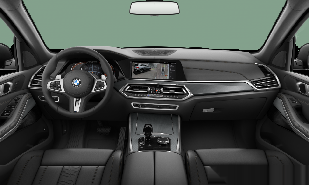 Interior of 2021 BMW X5 xDrive30d (G05), VIN WBAJU810209G43113
