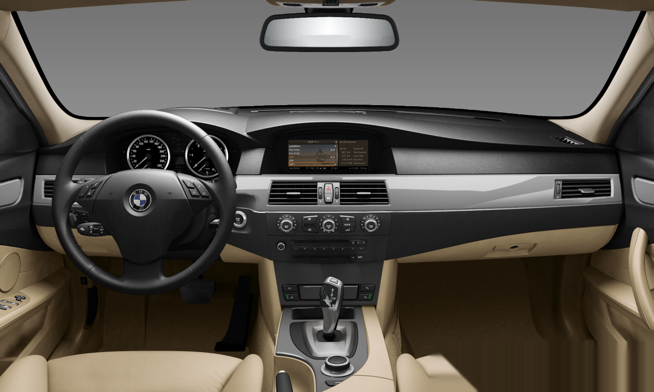 Interior of 2007 BMW 525d (E60 (MUE)), VIN WBANX51040CT63331