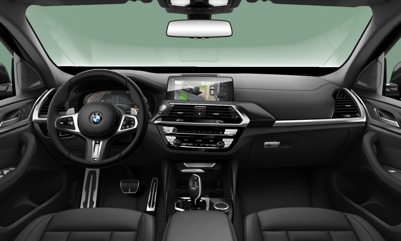 Interior of 2020 BMW X4 xDrive30i (G02), VIN 5UX2V1C04M9E61197