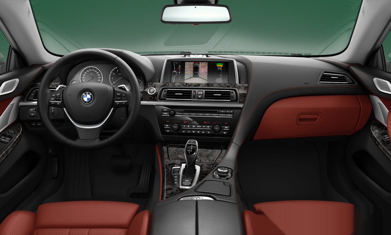 Interior of BMW 650i xDrive (F13), VIN WBALX5C57CC894348