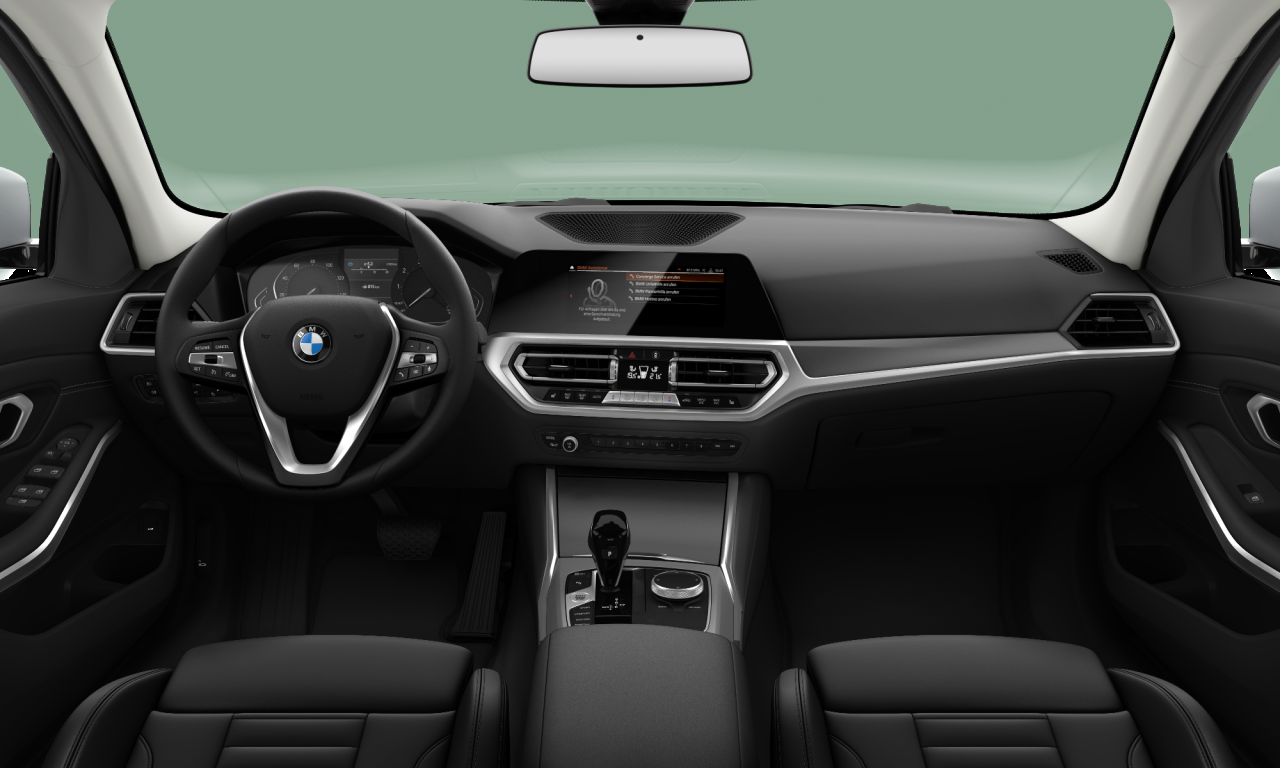 Interior of BMW 318d (G21), VIN WBA6L31000FK69904