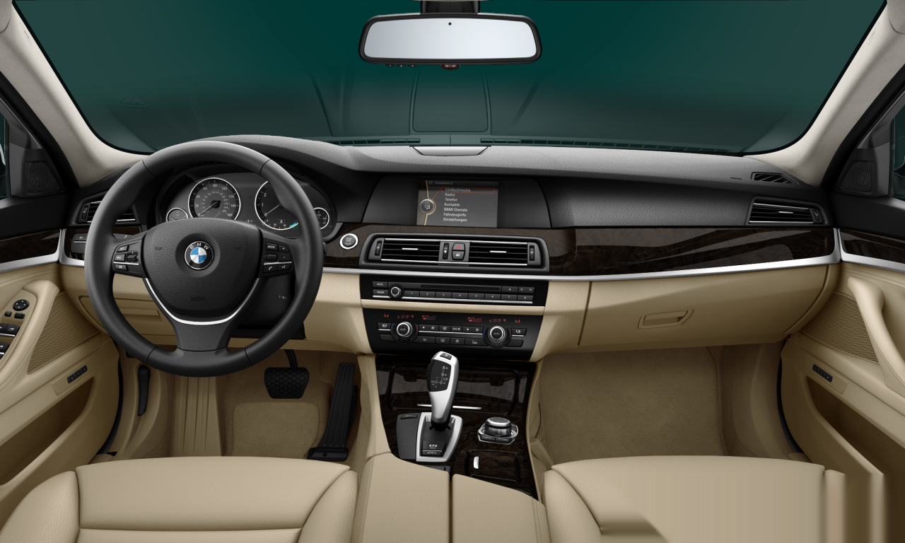 Interior of BMW 535i (F10), VIN WBAFR7C56BC804513