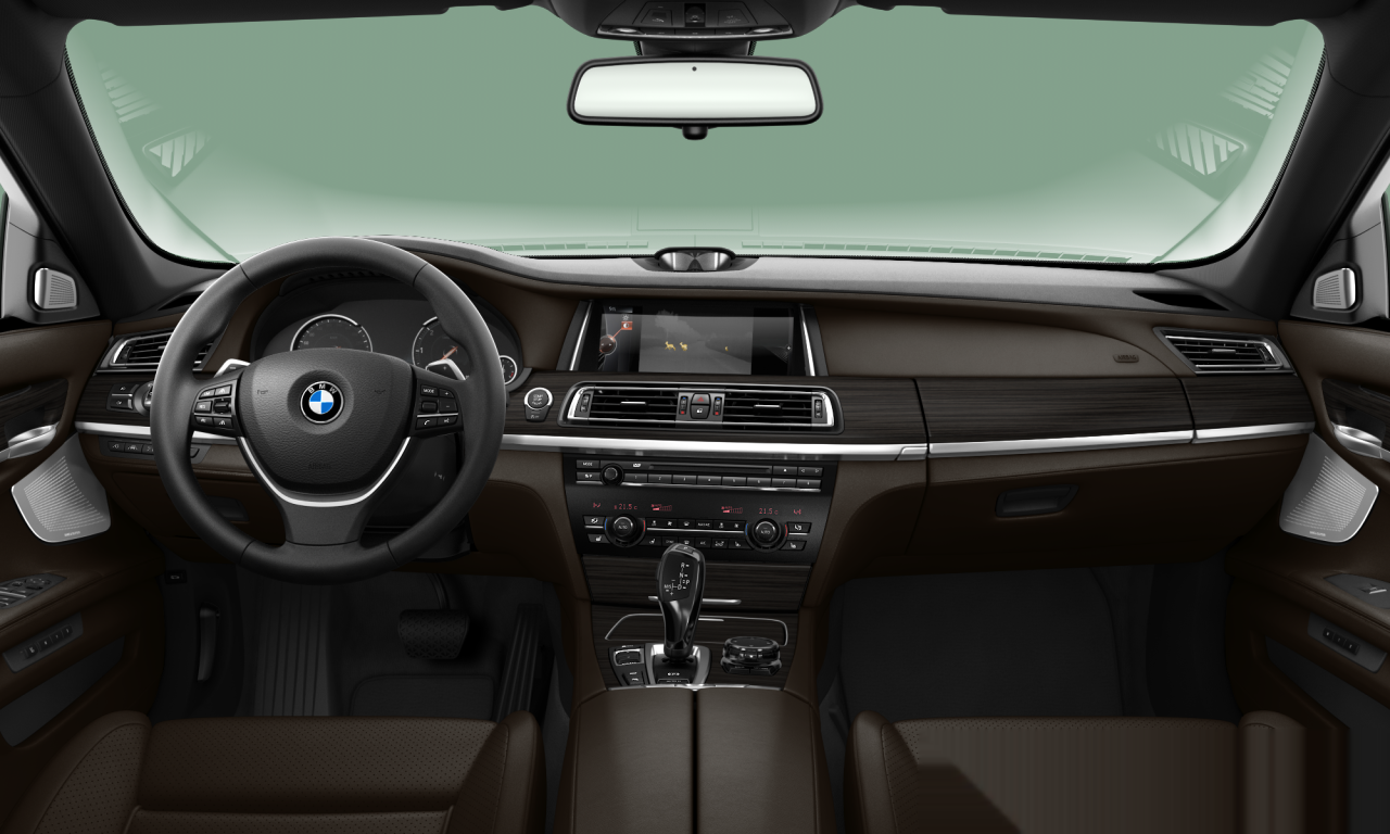 Interior of BMW 750Ld xDrive (F02 (MUE)), VIN WBAYF61090D384837
