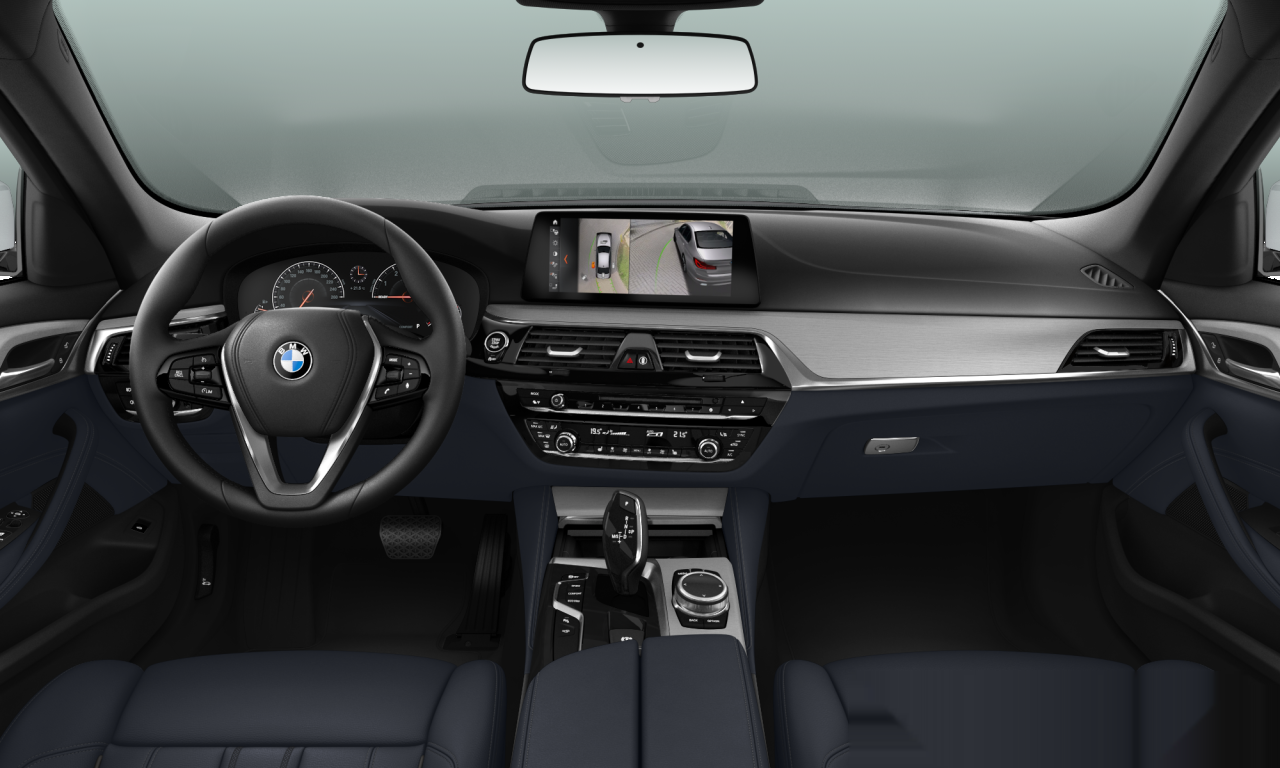 Interior of BMW 520i (G30), VIN WBAJK51000BJ13510
