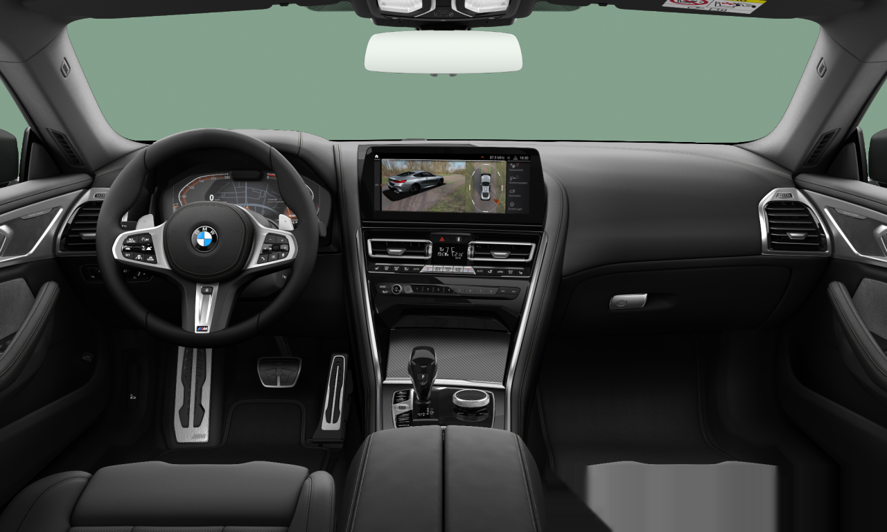 Interior of BMW 840d xDrive (G15), VIN WBABC61070CU73908