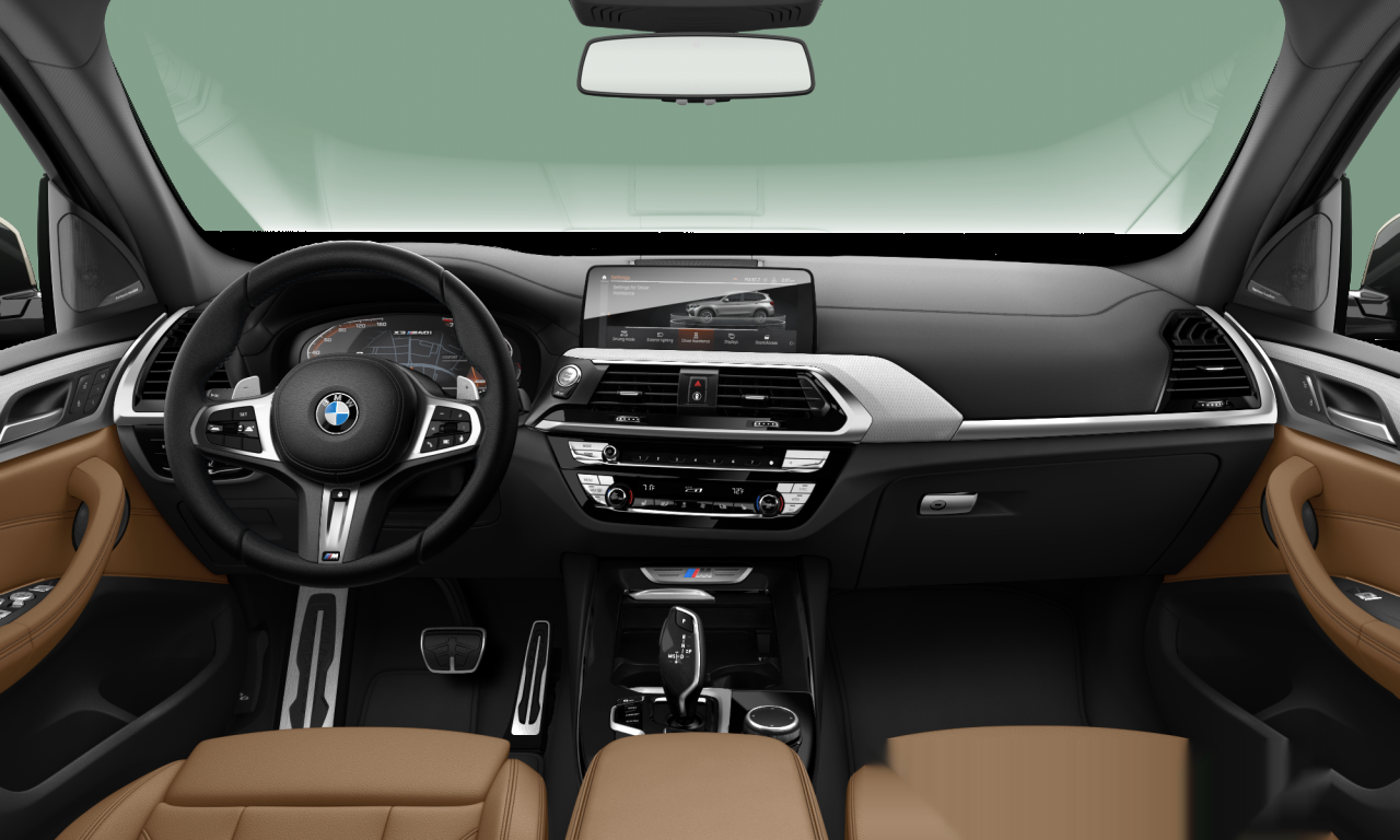 Interior of BMW X3 M40i (G01), VIN 5UXTY9C0XM9G42508