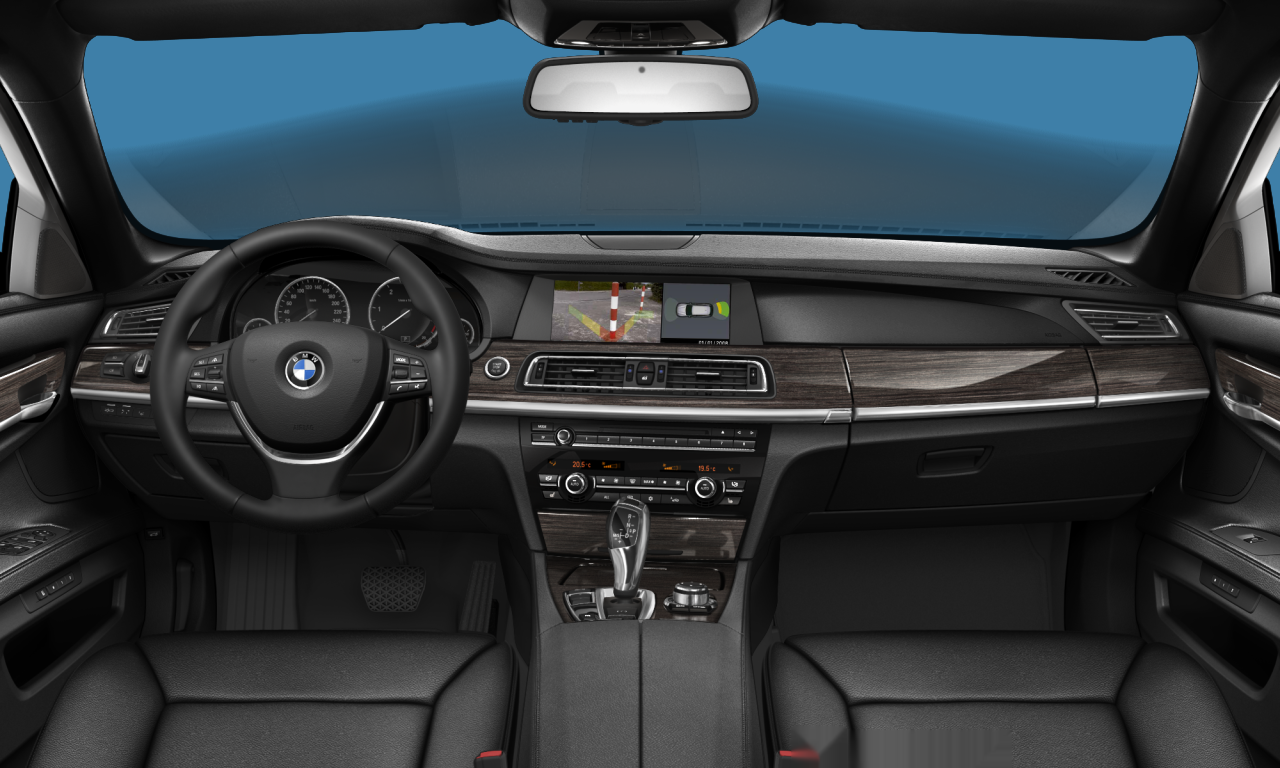 Interior of 2008 BMW 730d (F01), VIN WBAKM21020CY69508