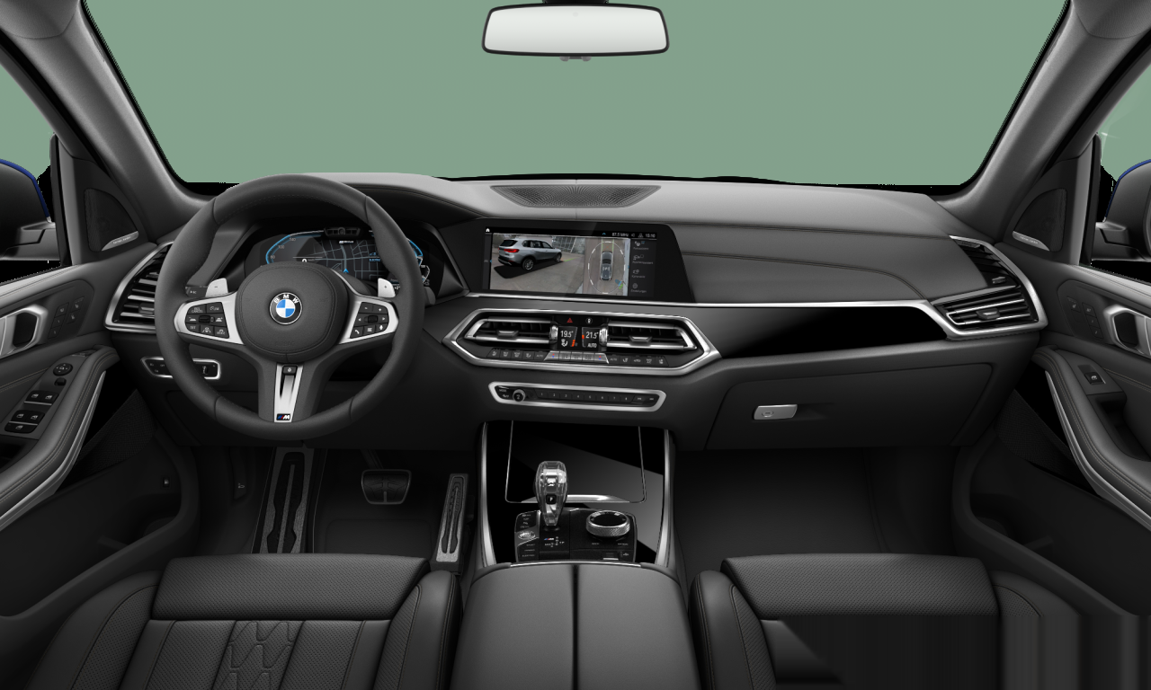 Interior of BMW X5 xDrive45e (G05), VIN WBATA610X09G75104