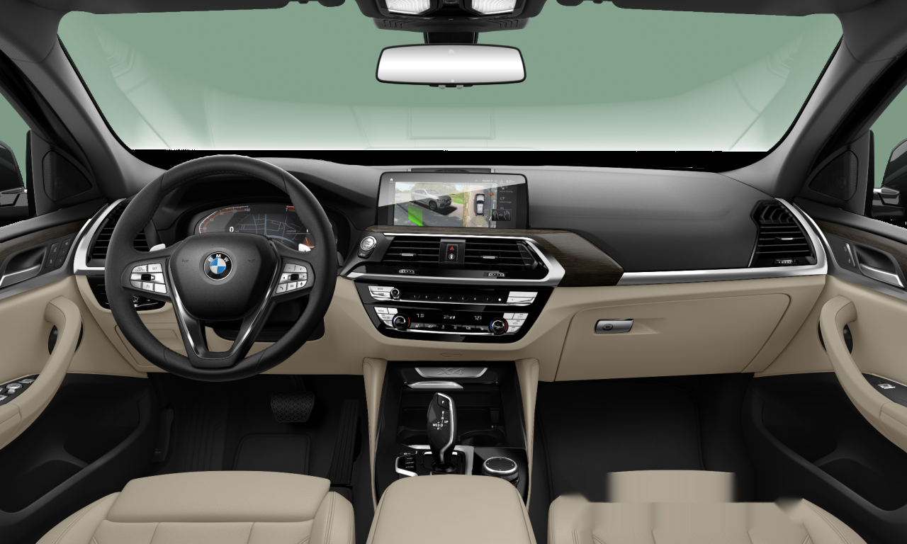 Interior of 2020 BMW X4 xDrive30i (G02), VIN 5UX2V1C04M9E37708