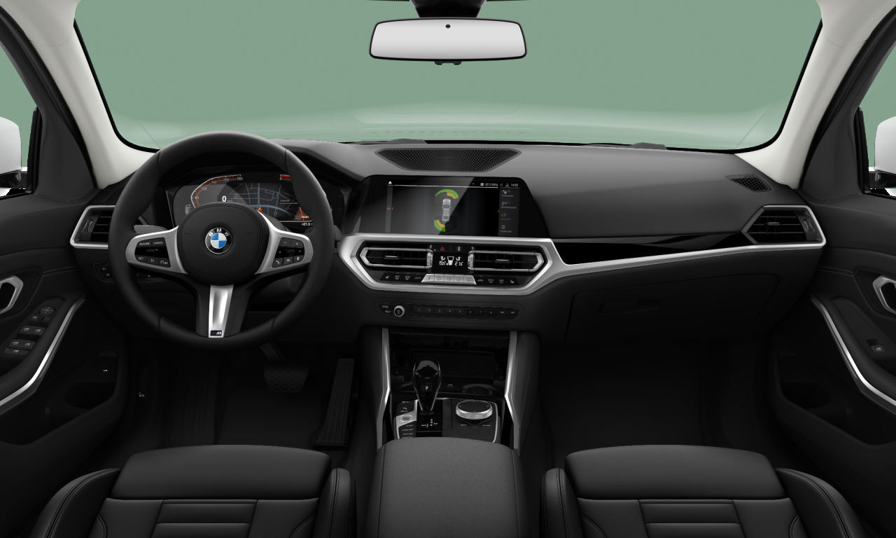 Interior of 2019 BMW 318d (G20), VIN WBA5V31080AK89093
