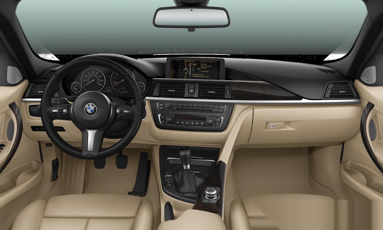 Interior of 2012 BMW 335i xDrive (F30), VIN WBA3B9C55DF140628