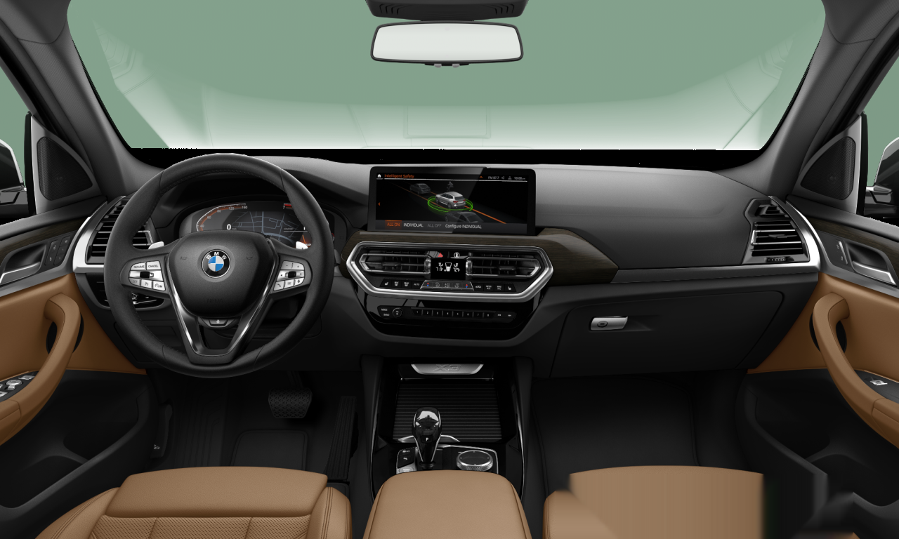 Interior of BMW X3 xDrive30i (G01 (MUE)), VIN 5UX53DP06P9S92025