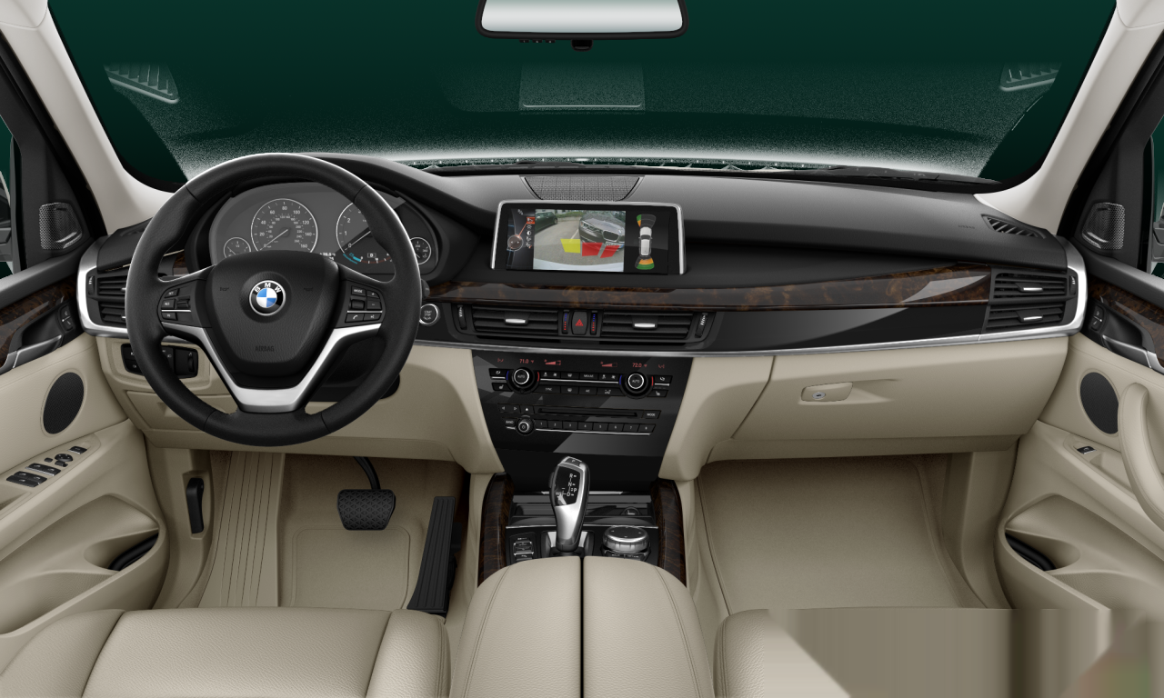 Interior of 2014 BMW X5 sDrive35i (F15), VIN 5UXKR2C57F0H36042