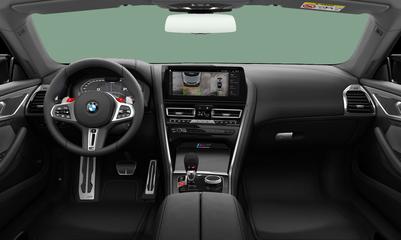 Interior of BMW M8 (F91), VIN WBSDZ01040CL35078