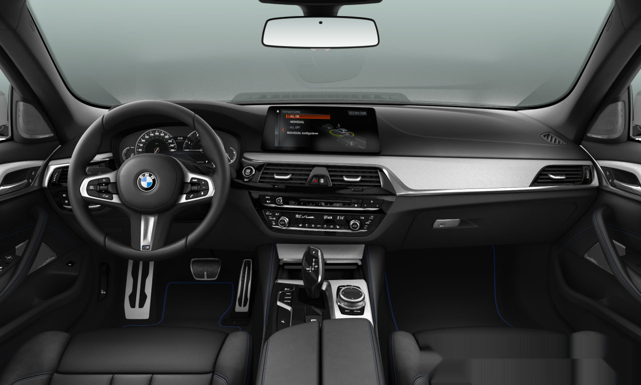 Interior of 2018 BMW 520d xDrive (G31), VIN WBAJM910X0BH38839