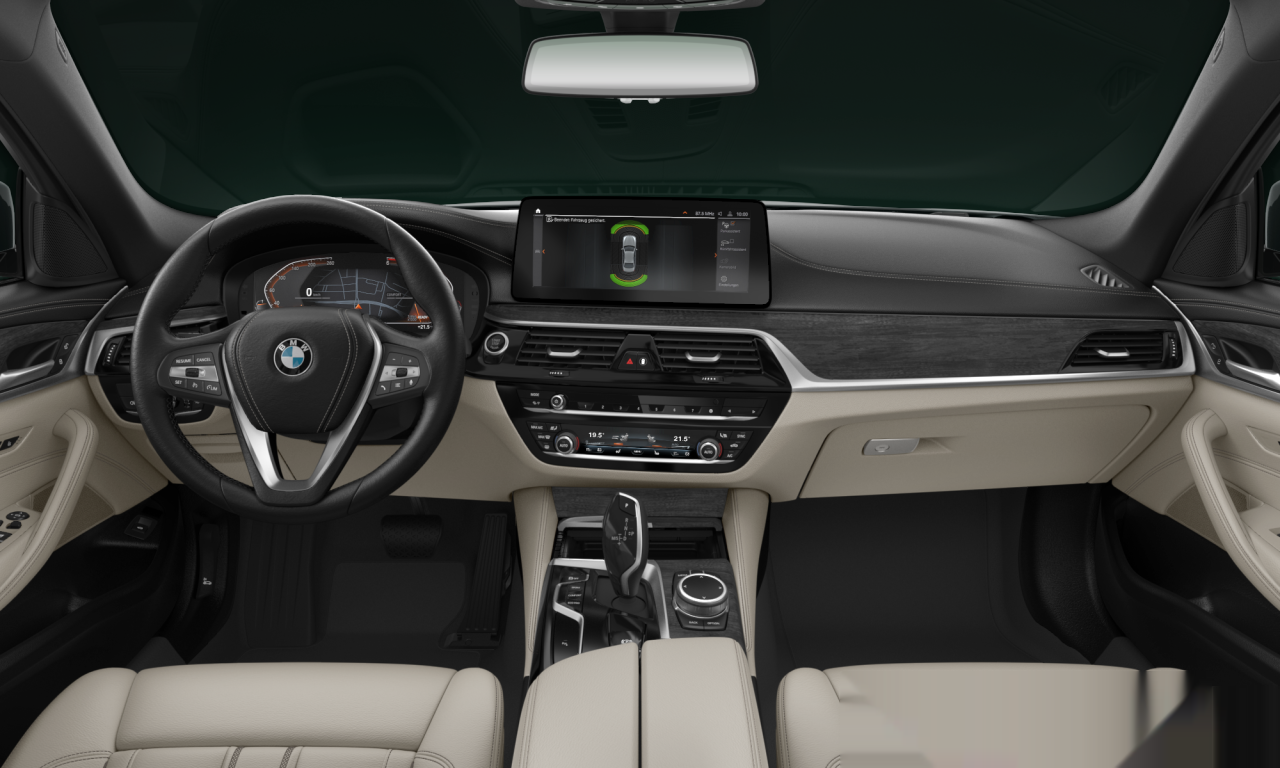 Interior of BMW 530d xDrive (G30 (MUE)), VIN WBA31AH060CM59100
