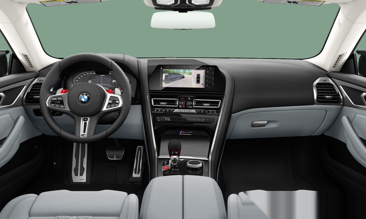 Interior of BMW M8 Gran Coupé (F93), VIN WBSGV0C00NCH48888