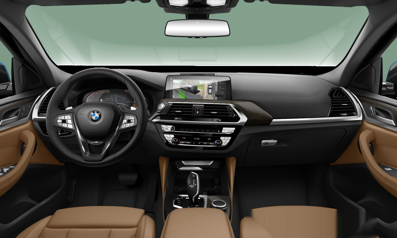 Interior of 2019 BMW X4 xDrive30i (G02), VIN 5UX2V1C06L9B39787