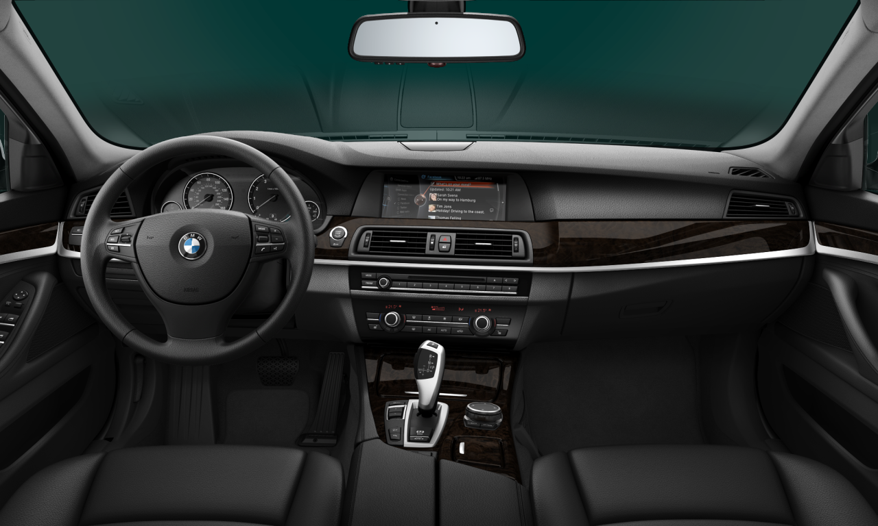 Interior of BMW 535i xDrive (F10), VIN WBAFU7C54DDU68176