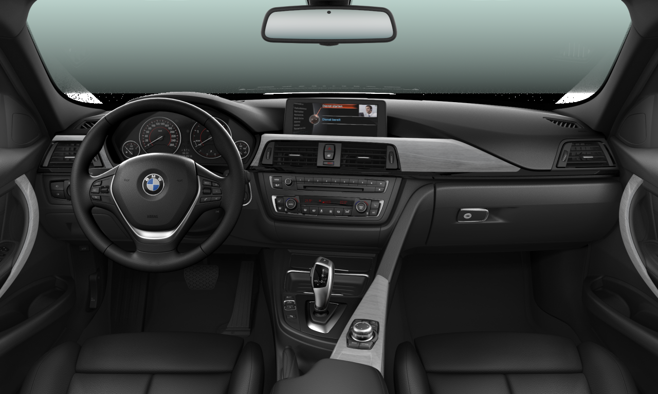 Interior of BMW 320d xDrive (F31), VIN WBA3K51070F989184