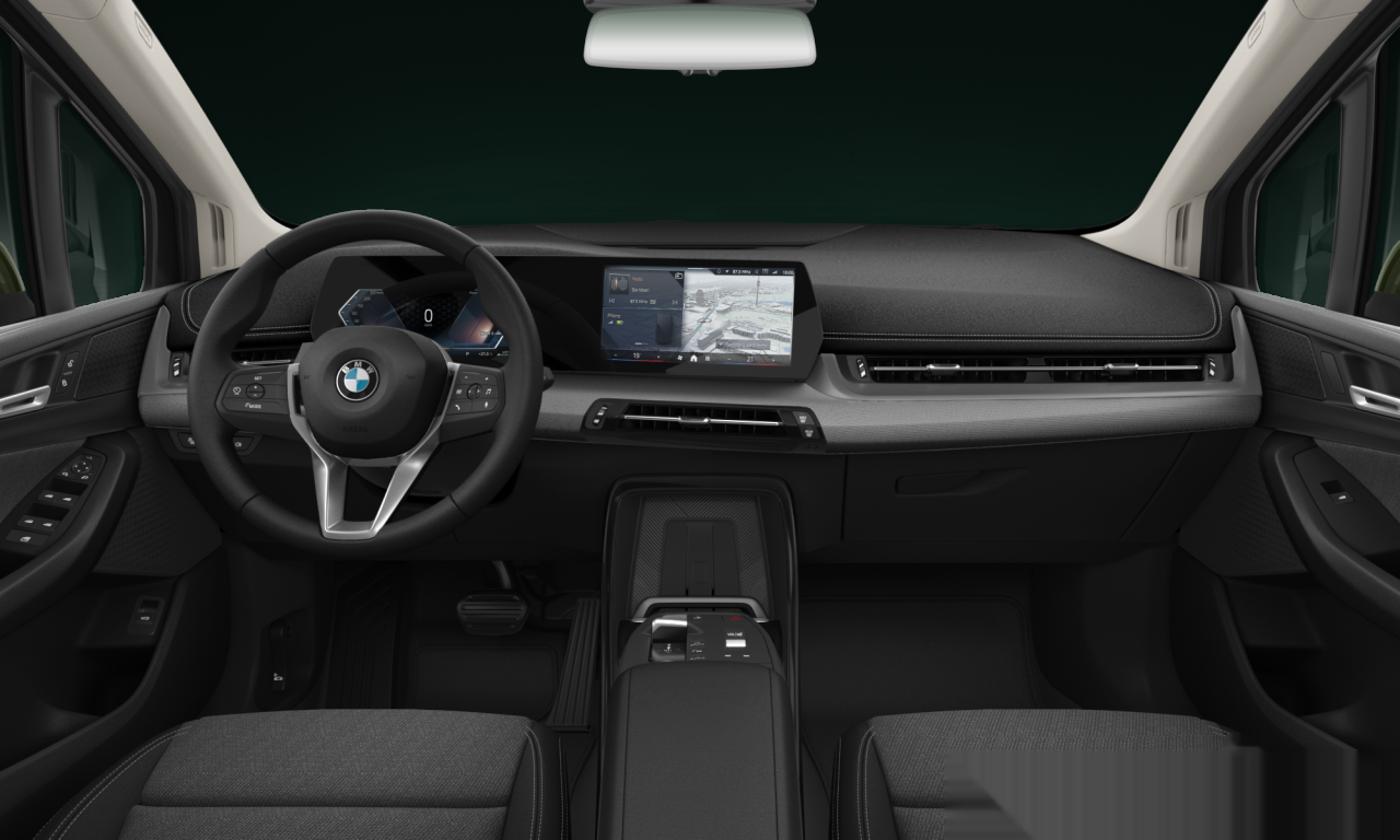 Interior of 2025 BMW 220i (U06), VIN WBA71BX0X07T62533